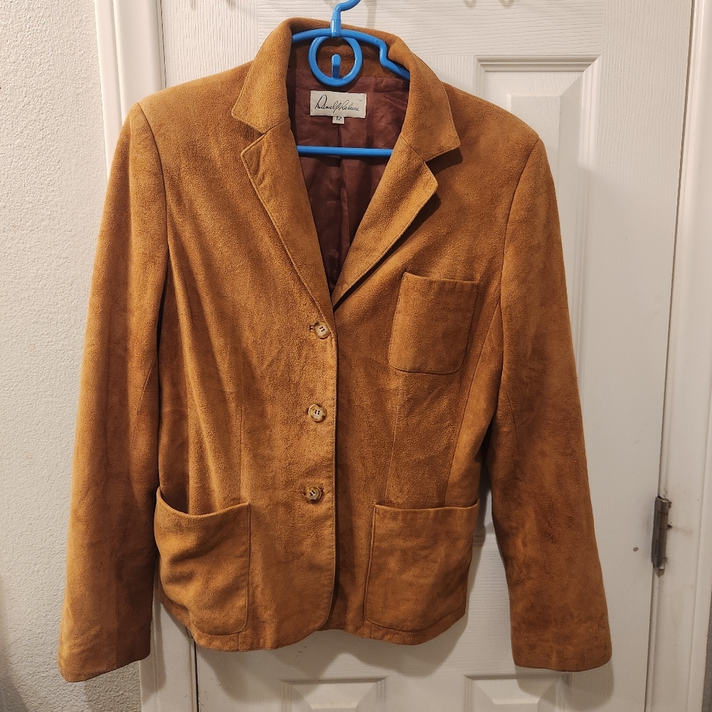 Daniel & Rebecca suede jacket size 12